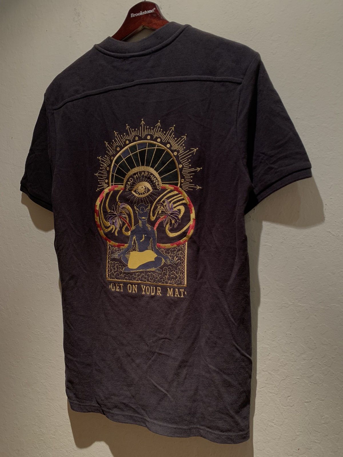 Designer × Scotch & Soda *RARE* Scotch & Soda Embroidered Meditation Polo Shirt - M Size US M / EU 48-50 / 2 - 1 Thumbnail