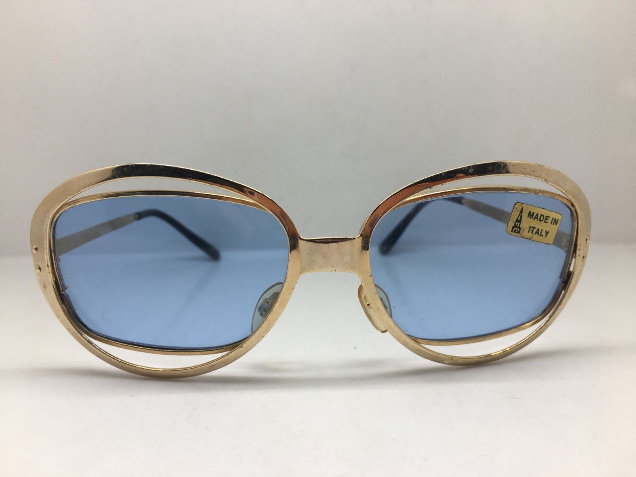 Vintage '66 MOD SPACE AGE OP ART ITALIA FENG SHUI SUNGLASSES Size ONE SIZE - 8 Thumbnail