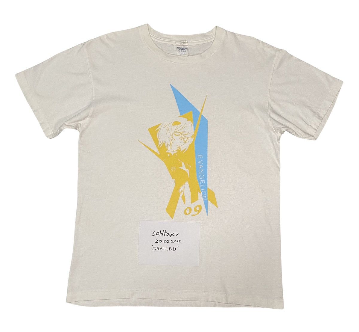 Anime × Cartoon Network NEON GENESIS EVANGELION REI AYANAMI 09 ANIME T SHIRT Size US M / EU 48-50 / 2 - 1 Thumbnail