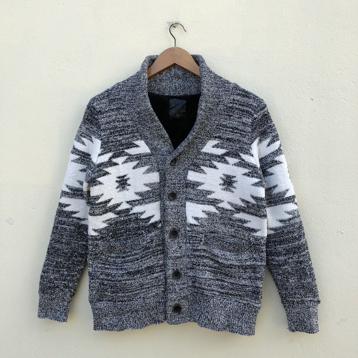 Vintage JAPANESE KNITWEAR NATIVE DESIGN Jacket