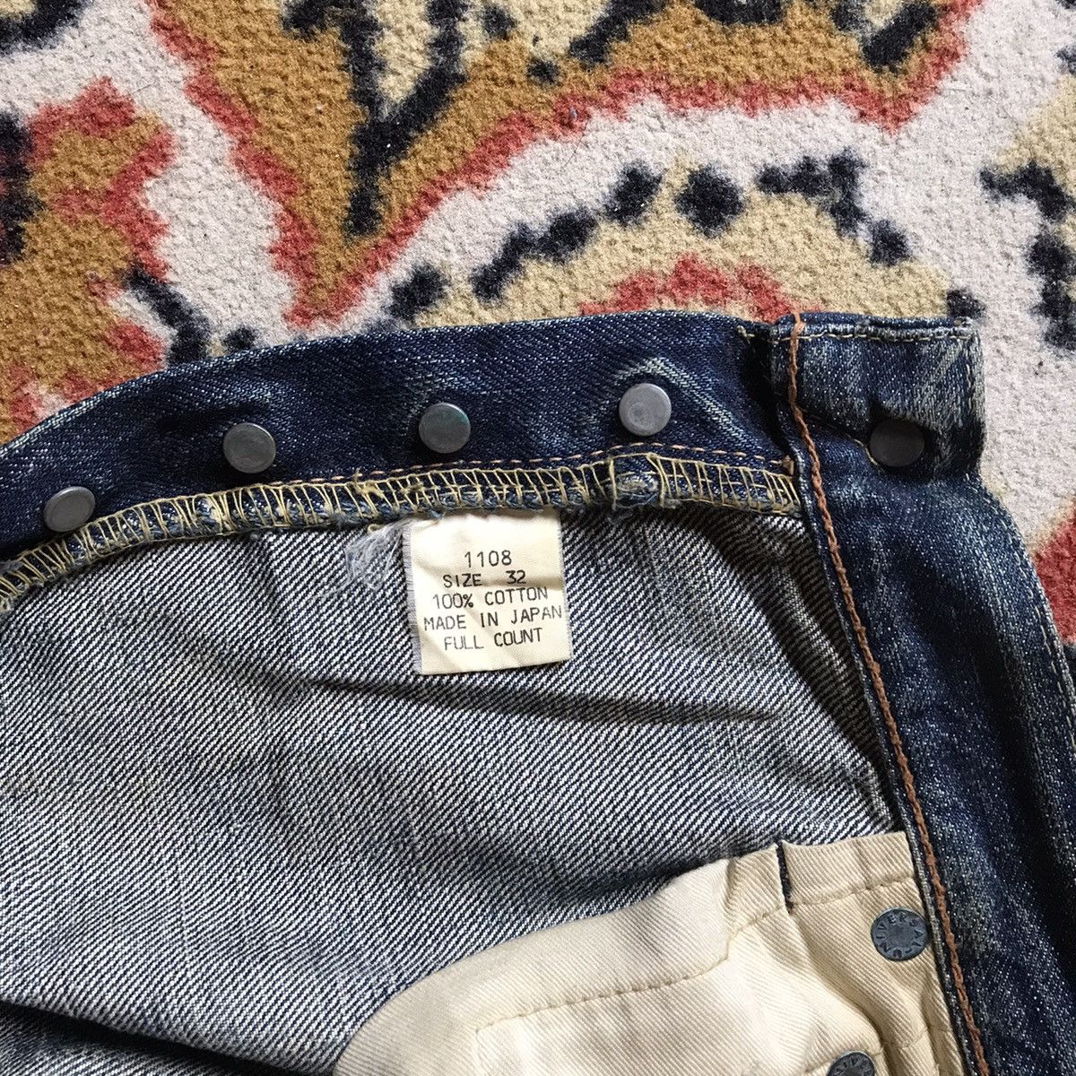 Full Count & Co. Full Count made in Japan & Co Distressed Selvedge denimhead Size US 33 - 12 Thumbnail