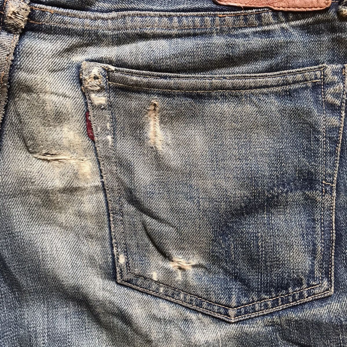 Full Count & Co. Full Count made in Japan & Co Distressed Selvedge denimhead Size US 33 - 15 Thumbnail