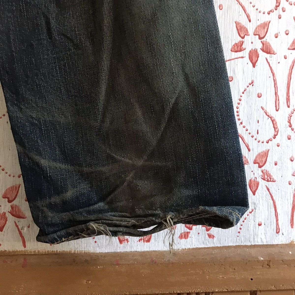 Full Count & Co. Full Count made in Japan & Co Distressed Selvedge denimhead Size US 33 - 8 Thumbnail