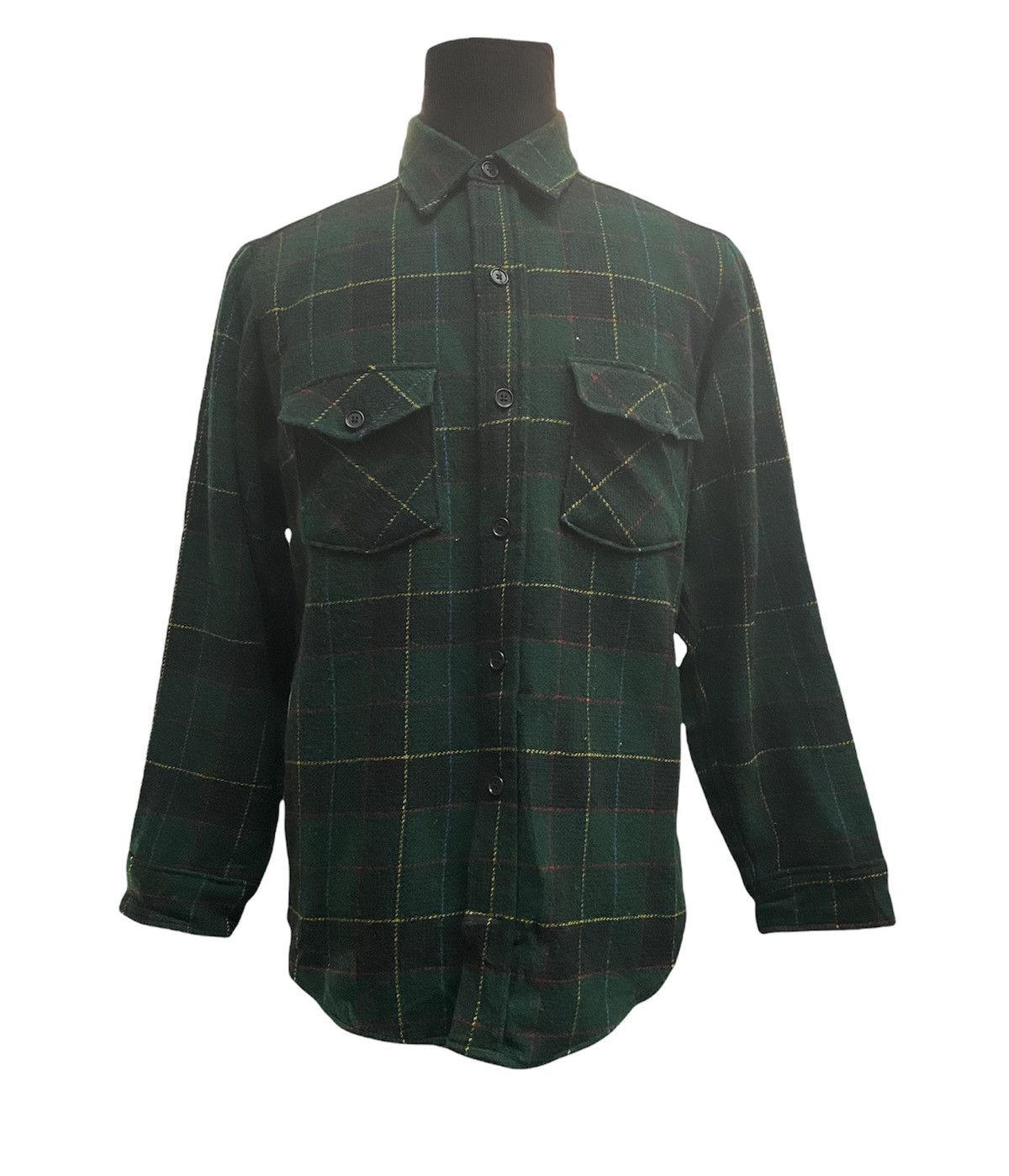 Woolrich Woolen Mills FULL PRINTED WOOL & CASHMERE FLANNEL (M) Size US M / EU 48-50 / 2 - 1 Thumbnail
