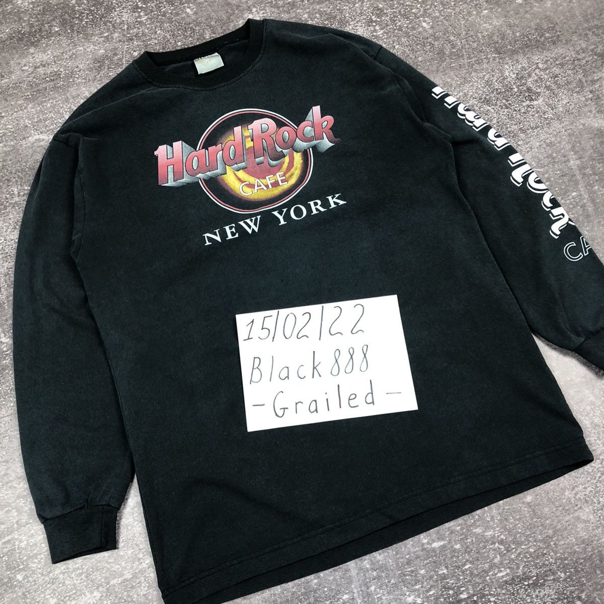 Hard Rock Cafe Vintage Hard Rock Cafe New York Long Sleeve T Shirt Size US L / EU 52-54 / 3 - 14 Thumbnail
