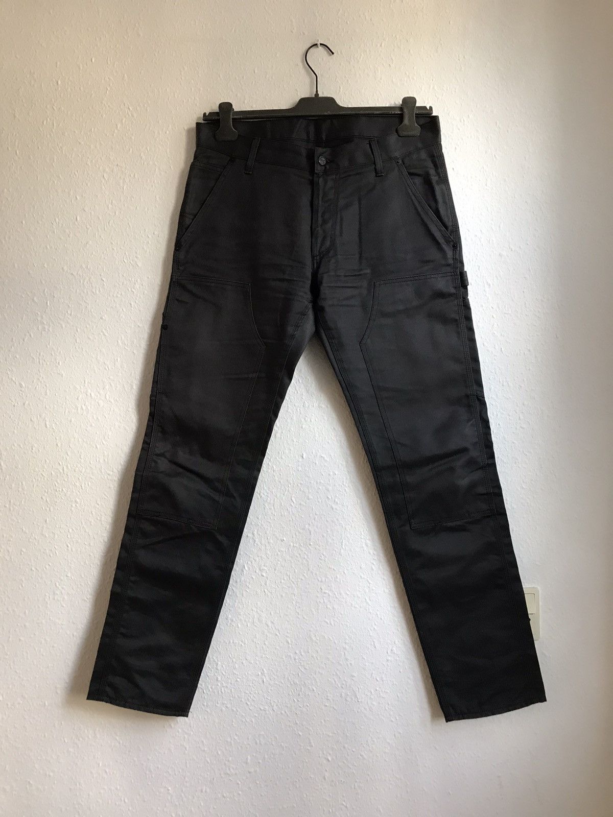 image of A P C x Carhartt Mission Pant in Anthracite, Men's (Size 31)