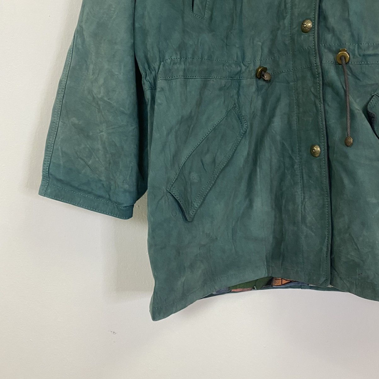 Other Vintage Hand Tailor Italy Leather Jacket Size US L / EU 52-54 / 3 - 3 Thumbnail