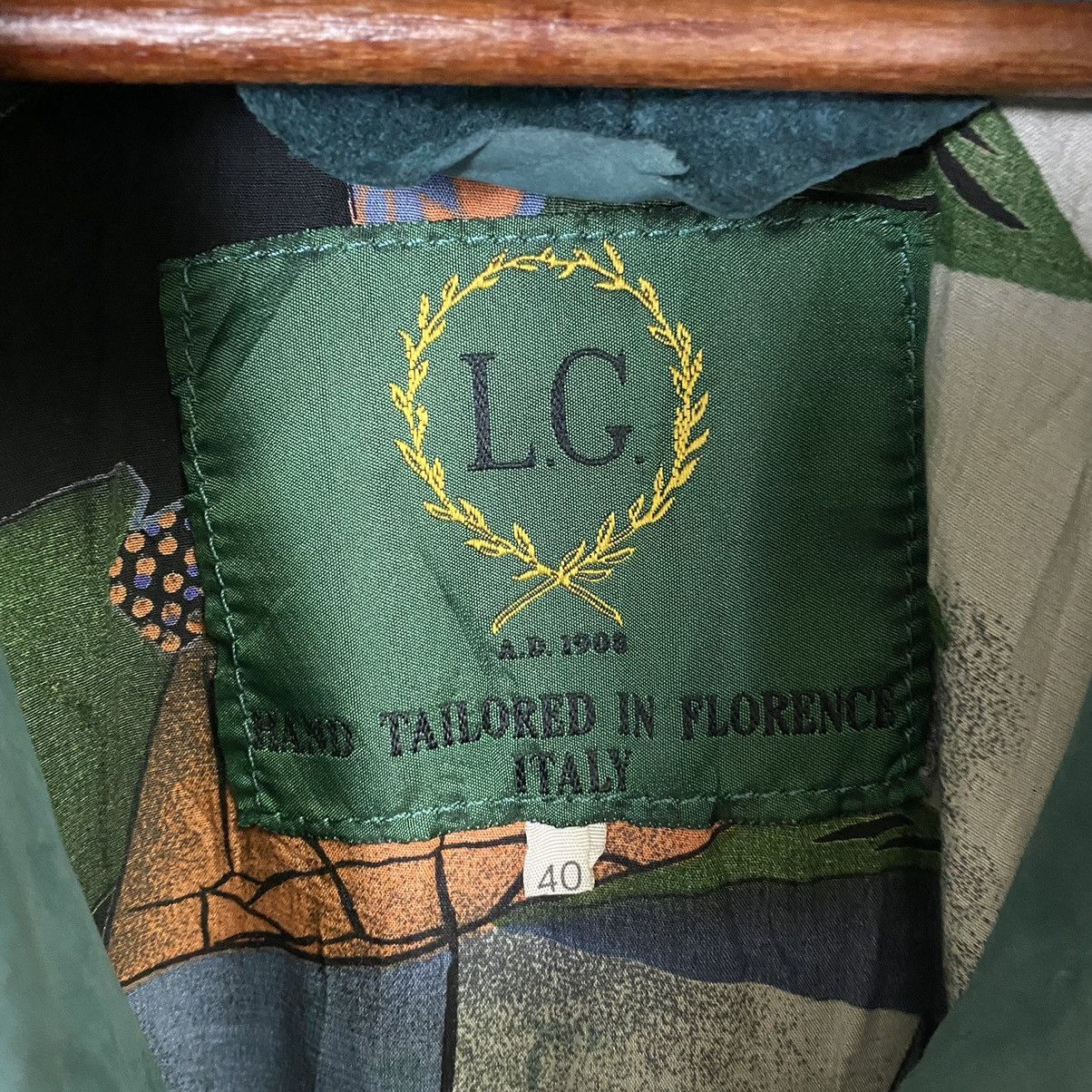 Other Vintage Hand Tailor Italy Leather Jacket Size US L / EU 52-54 / 3 - 7 Thumbnail