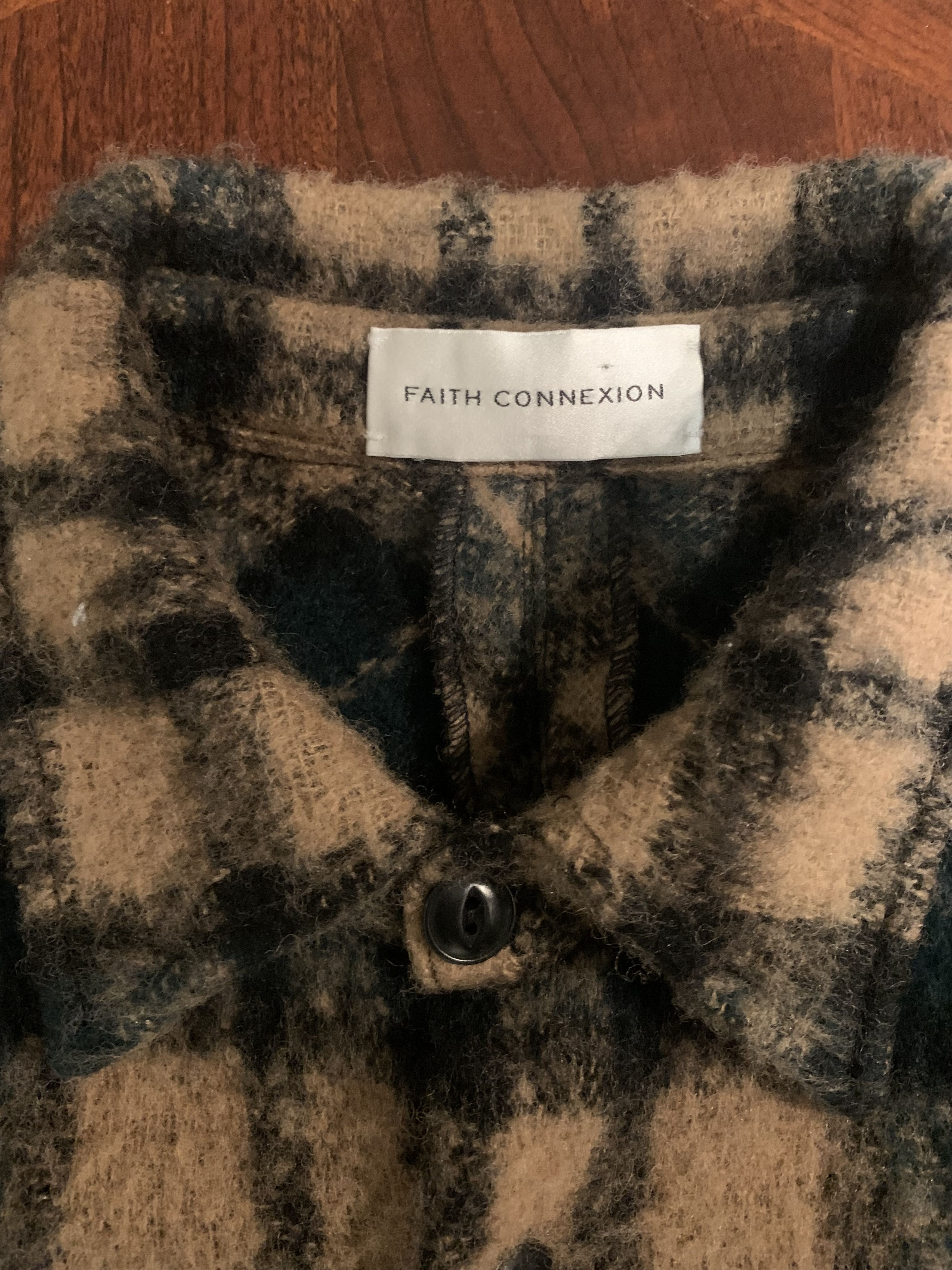 Faith Connexion Oversized Wool Plaid Flannel/Overshirt Size US XS / EU 42 / 0 - 4 Thumbnail