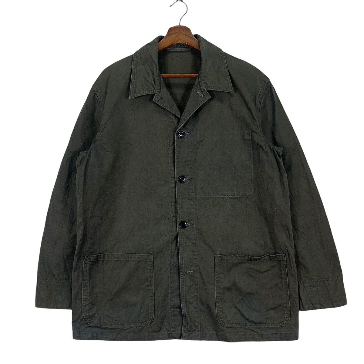 Japanese Brand × SHIPS Vintage Ships Japanese Brand Chore Jacket Size US L / EU 52-54 / 3 - 1 Thumbnail