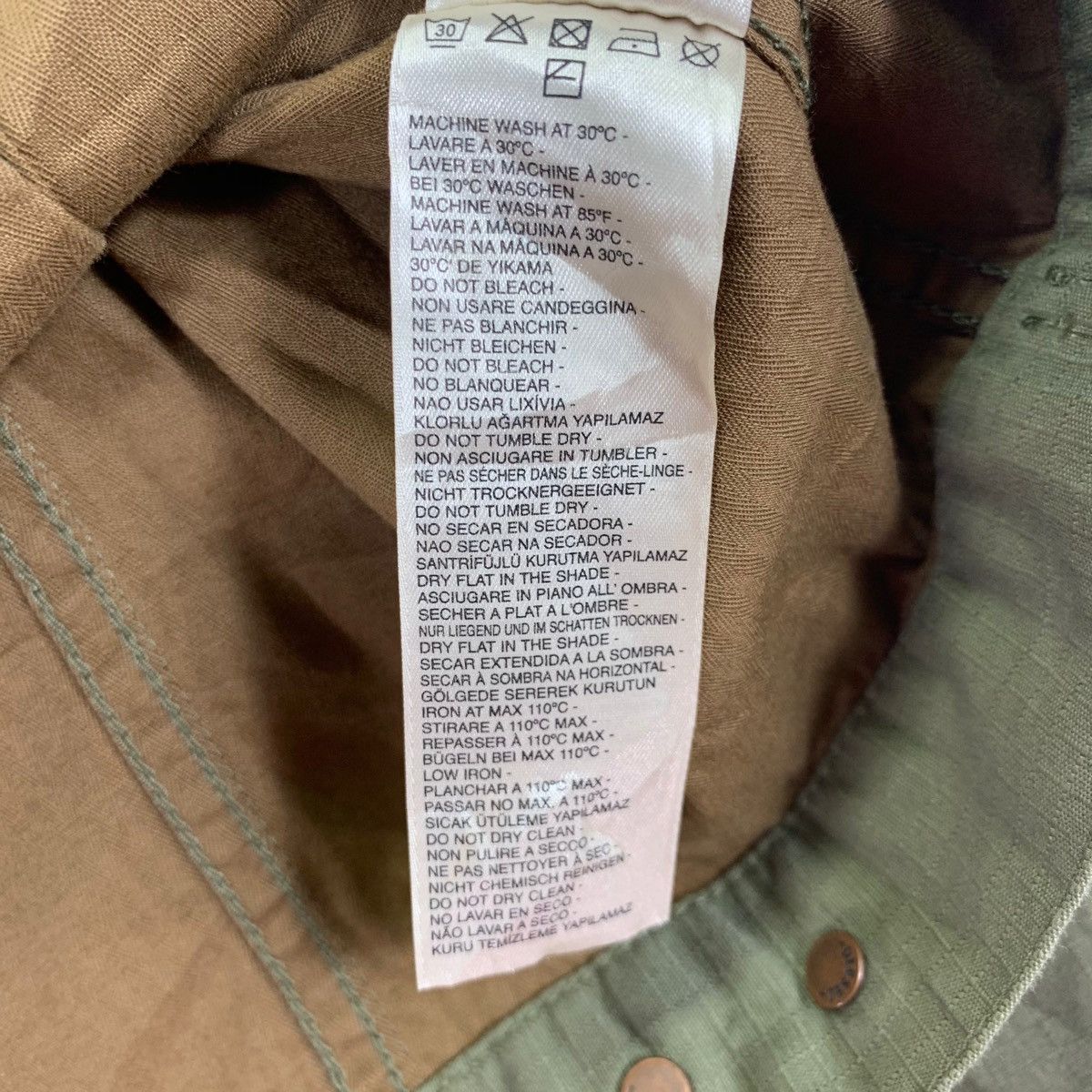Designer Vintage Diesel Brand Truckers Cotton Patchwork Jacket Size US L / EU 52-54 / 3 - 8 Thumbnail