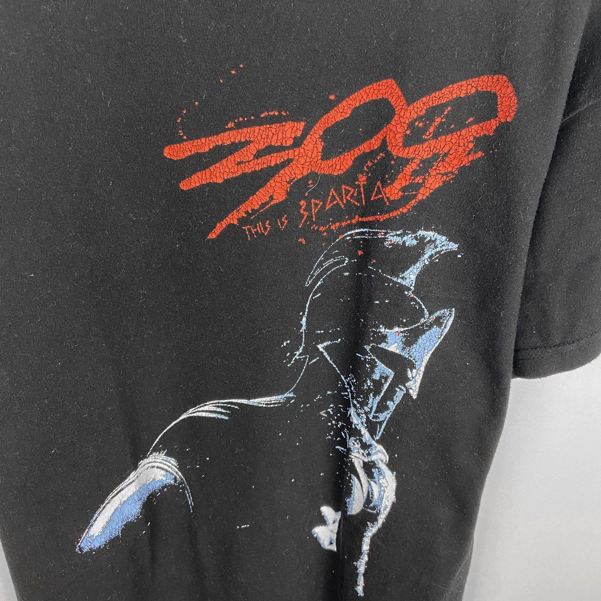Vintage Vintage 00s 300 Spartans movie promo tee this is Sparta Size US L / EU 52-54 / 3 - 3 Thumbnail
