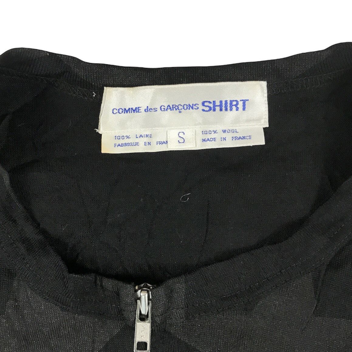 Comme des Garcons × Comme des Garcons SHIRT × Japanese Brand RARE COMME DES GARCONS DESTROY SHIRTS ZIPPED JACKET Size US S / EU 44-46 / 1 - 6 Thumbnail
