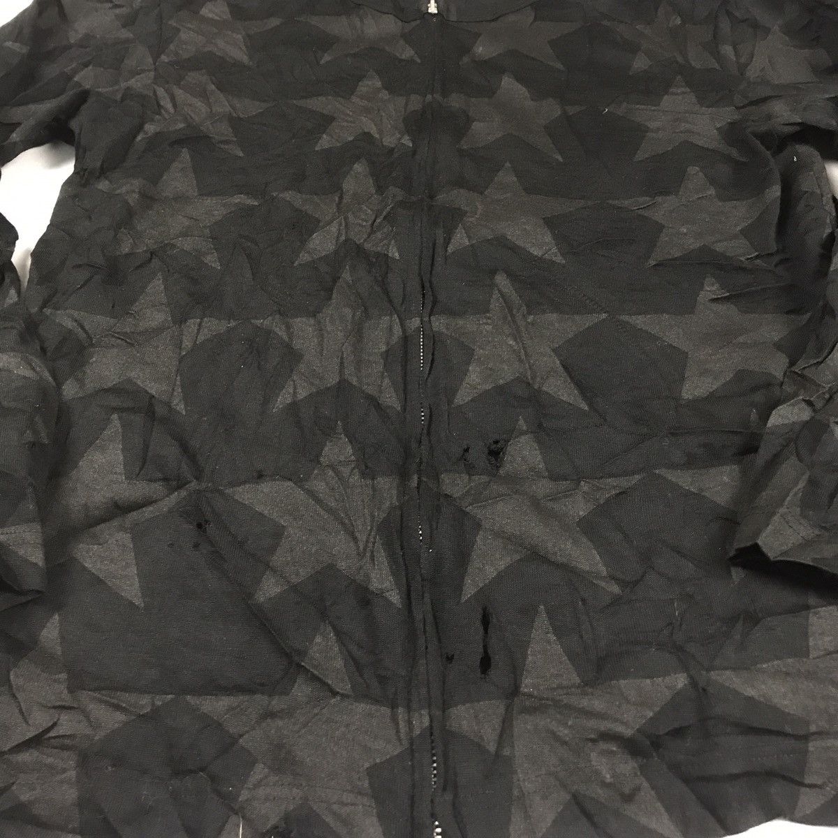 Comme des Garcons × Comme des Garcons SHIRT × Japanese Brand RARE COMME DES GARCONS DESTROY SHIRTS ZIPPED JACKET Size US S / EU 44-46 / 1 - 5 Thumbnail