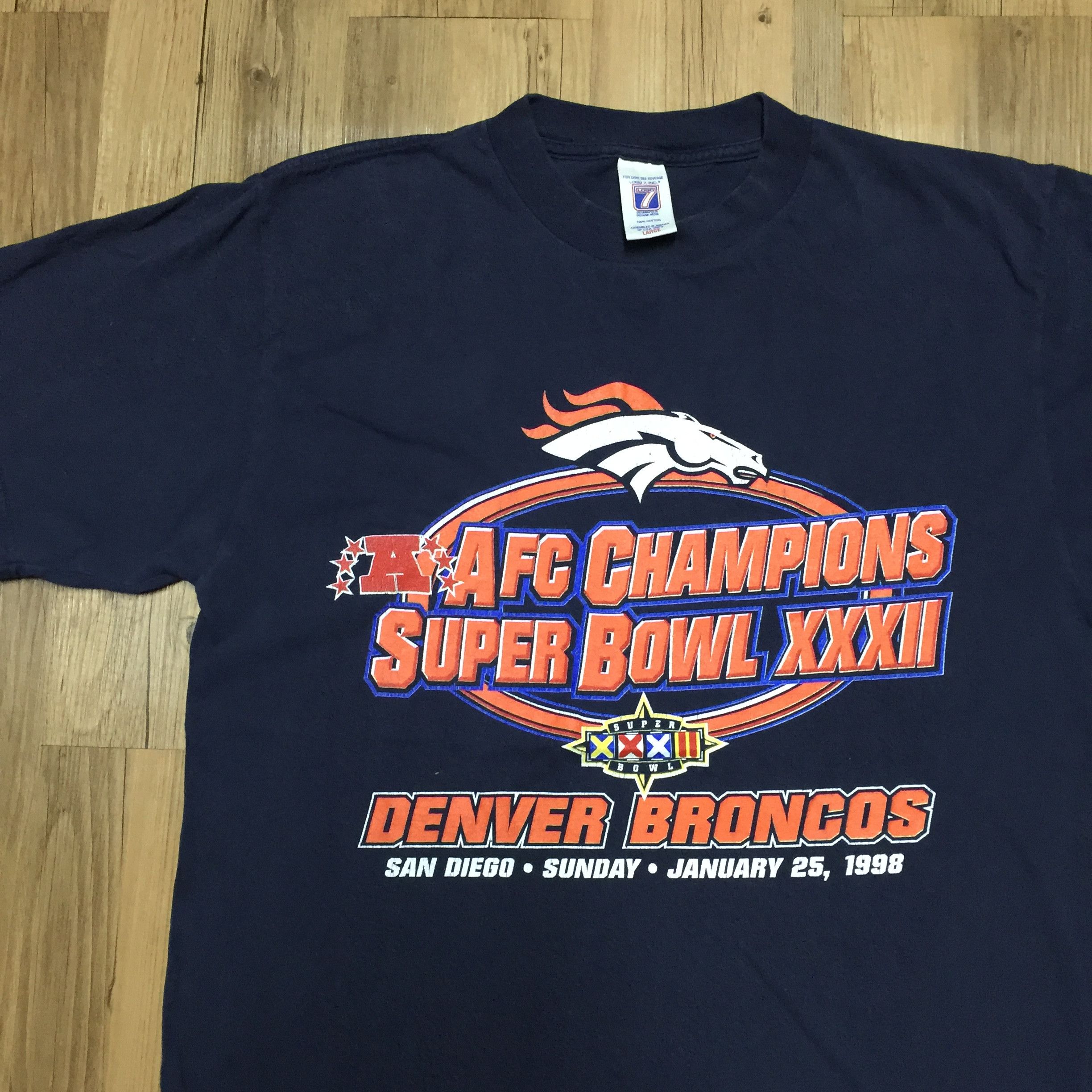 1999 Vintage Brancos AFC Super Bowl Champions