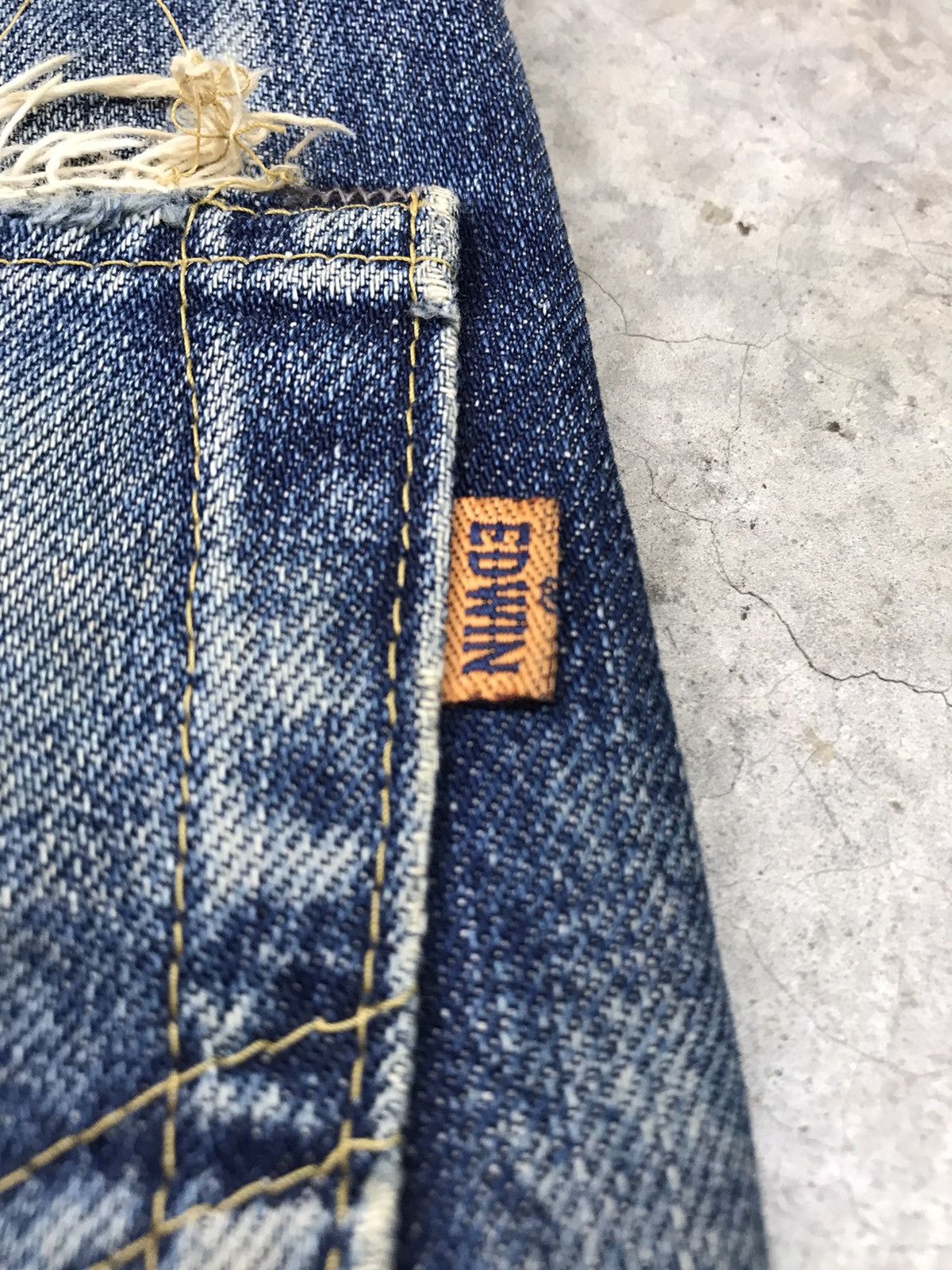 Edwin 🔥VINTAGE EDWIN 505 X SELVEDGE 31 Size US 31 - 10 Thumbnail