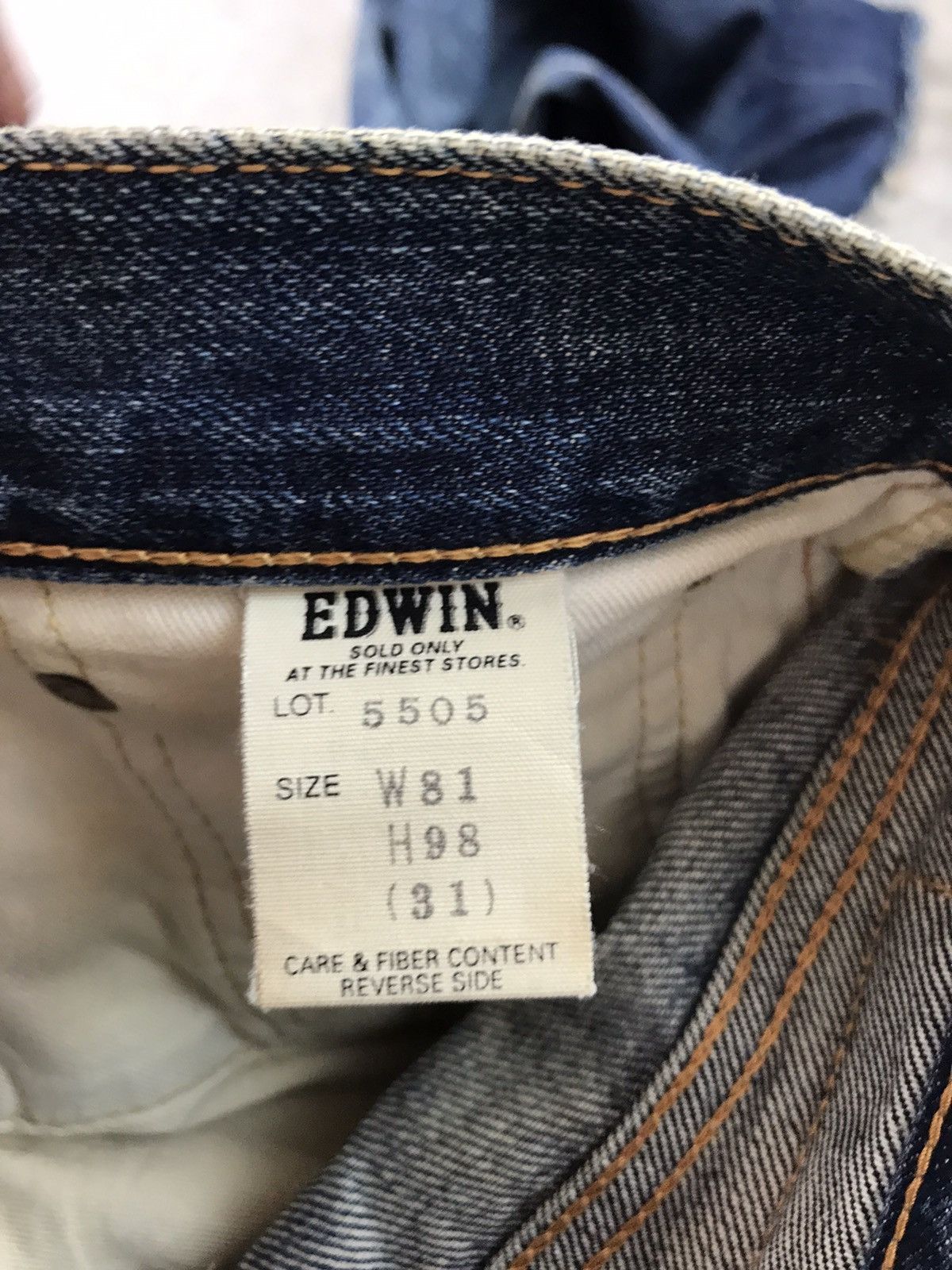 Edwin 🔥VINTAGE EDWIN 505 X SELVEDGE 31 Size US 31 - 16 Thumbnail