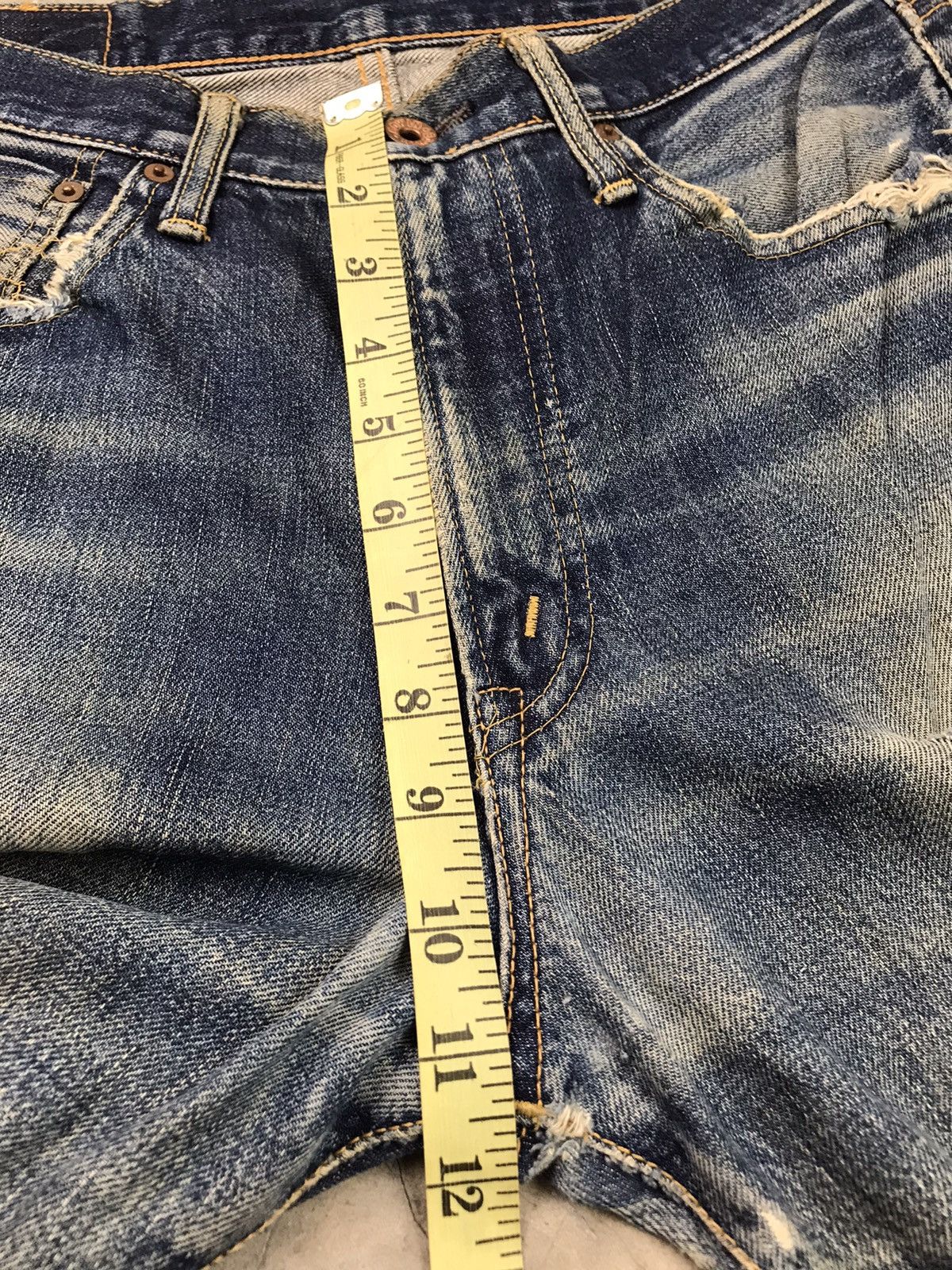 Edwin 🔥VINTAGE EDWIN 505 X SELVEDGE 31 Size US 31 - 19 Thumbnail