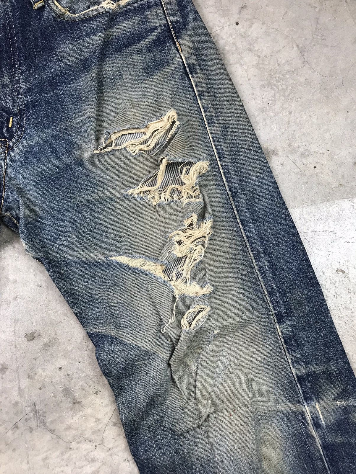 Edwin 🔥VINTAGE EDWIN 505 X SELVEDGE 31 Size US 31 - 4 Thumbnail
