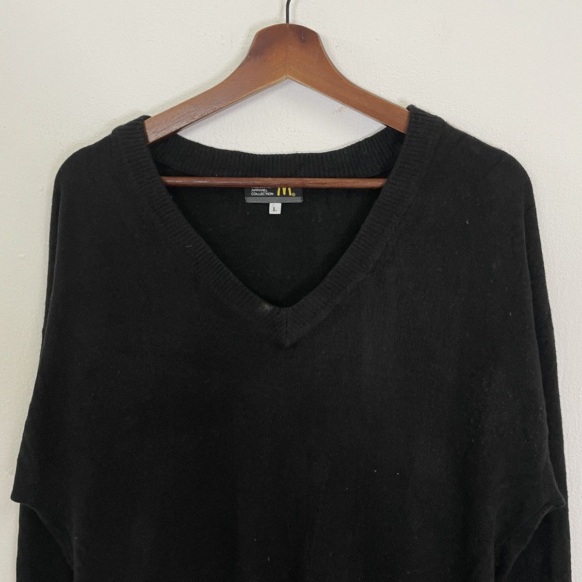 Aran Isles Knitwear Vtg Mcdonald’s Apparel Collection V-neck Knitwear Sweatshirt Size US M / EU 48-50 / 2 - 4 Thumbnail
