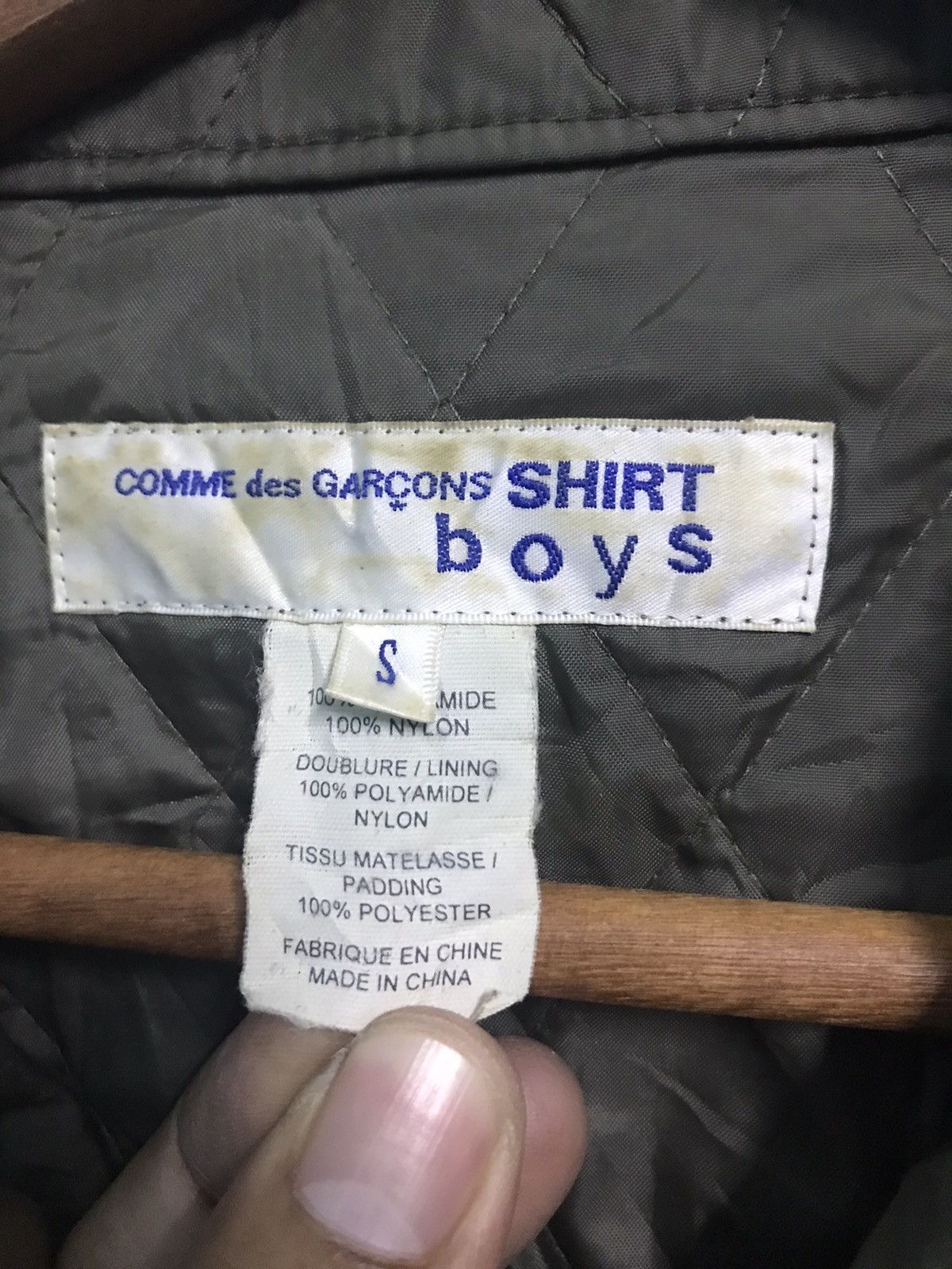 Comme des Garcons Comme des Garcons SHIRT Boys Nylon Jacket Size US S / EU 44-46 / 1 - 4 Thumbnail