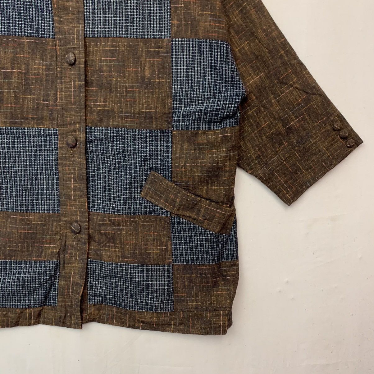 Other Vintage Unbranded Patchwork Design Button Ups Jacket Size US L / EU 52-54 / 3 - 3 Thumbnail