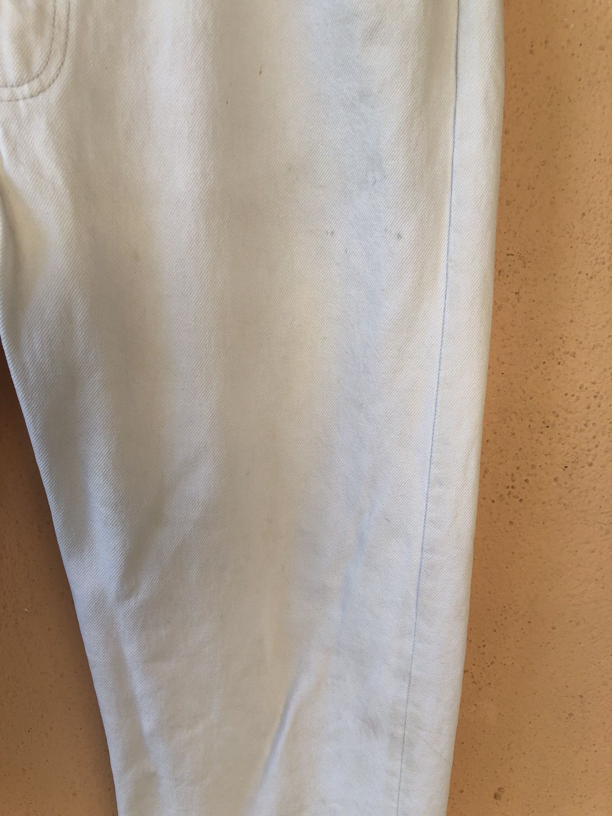 Vintage 90s Levis 501 White Jean