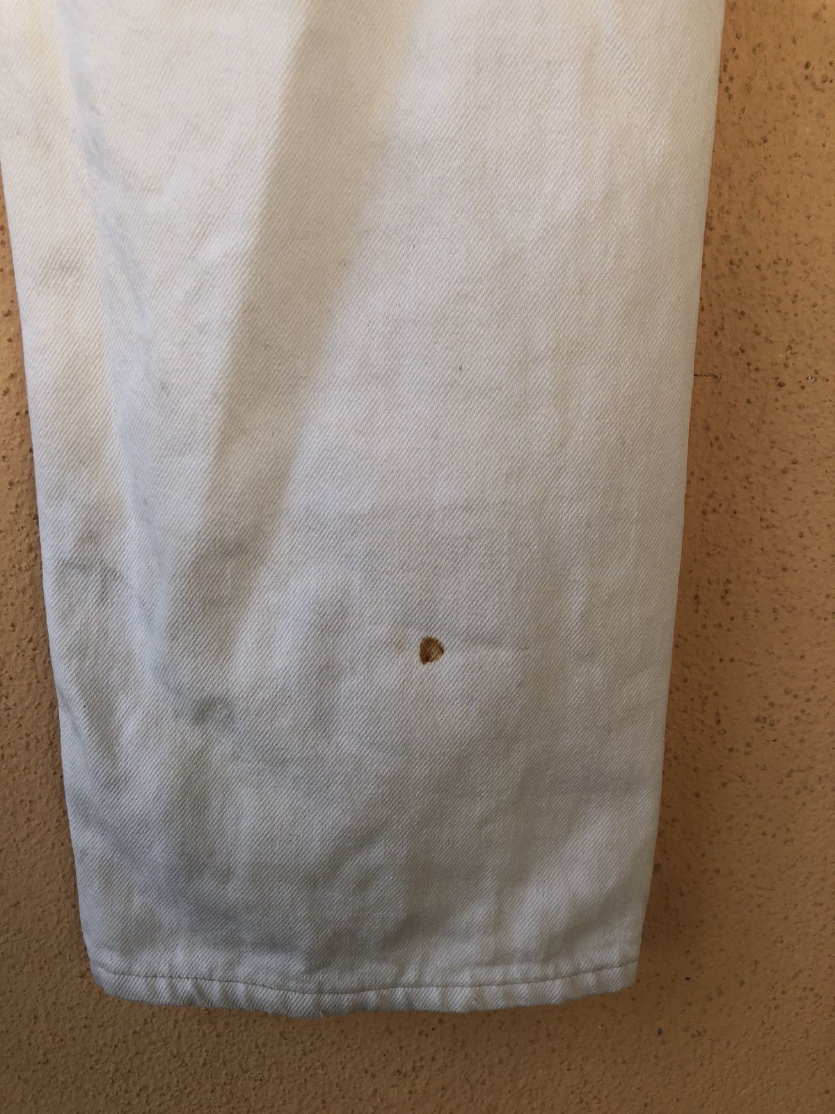 Vintage 90s Levis 501 White Jean