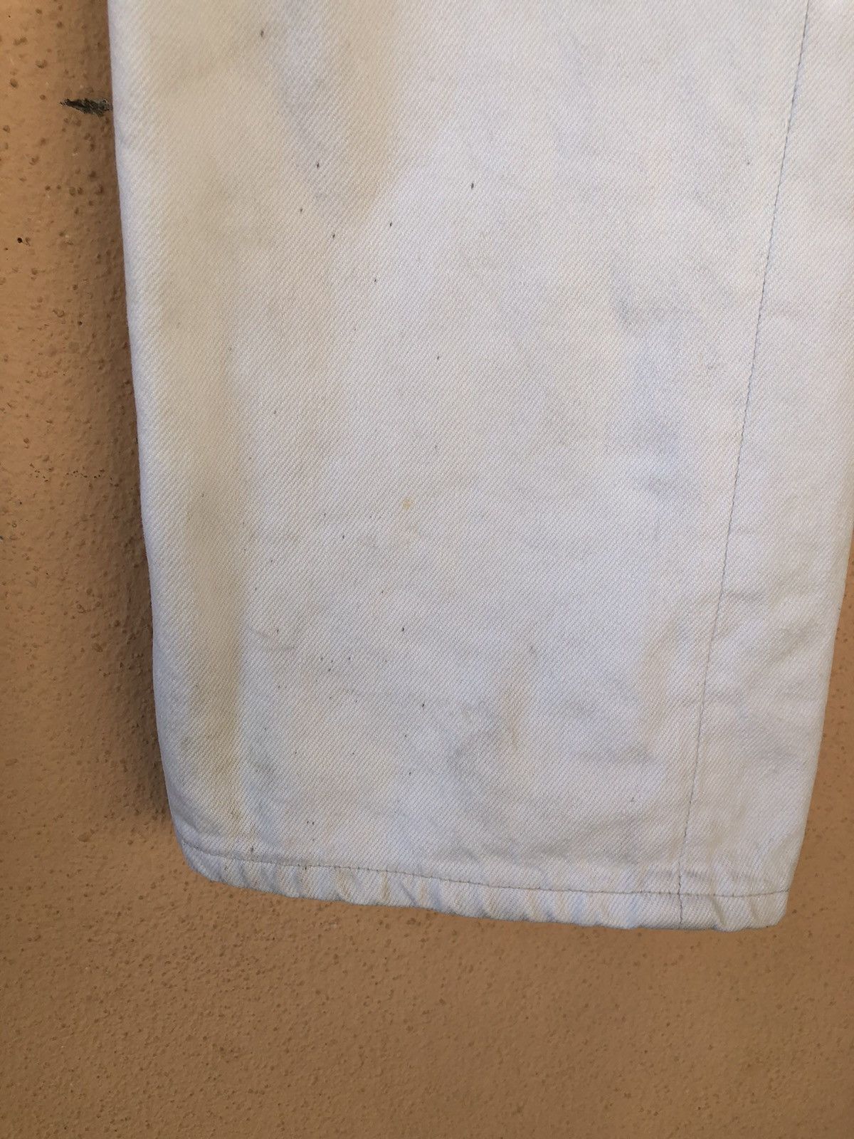 Vintage 90s Levis 501 White Jean