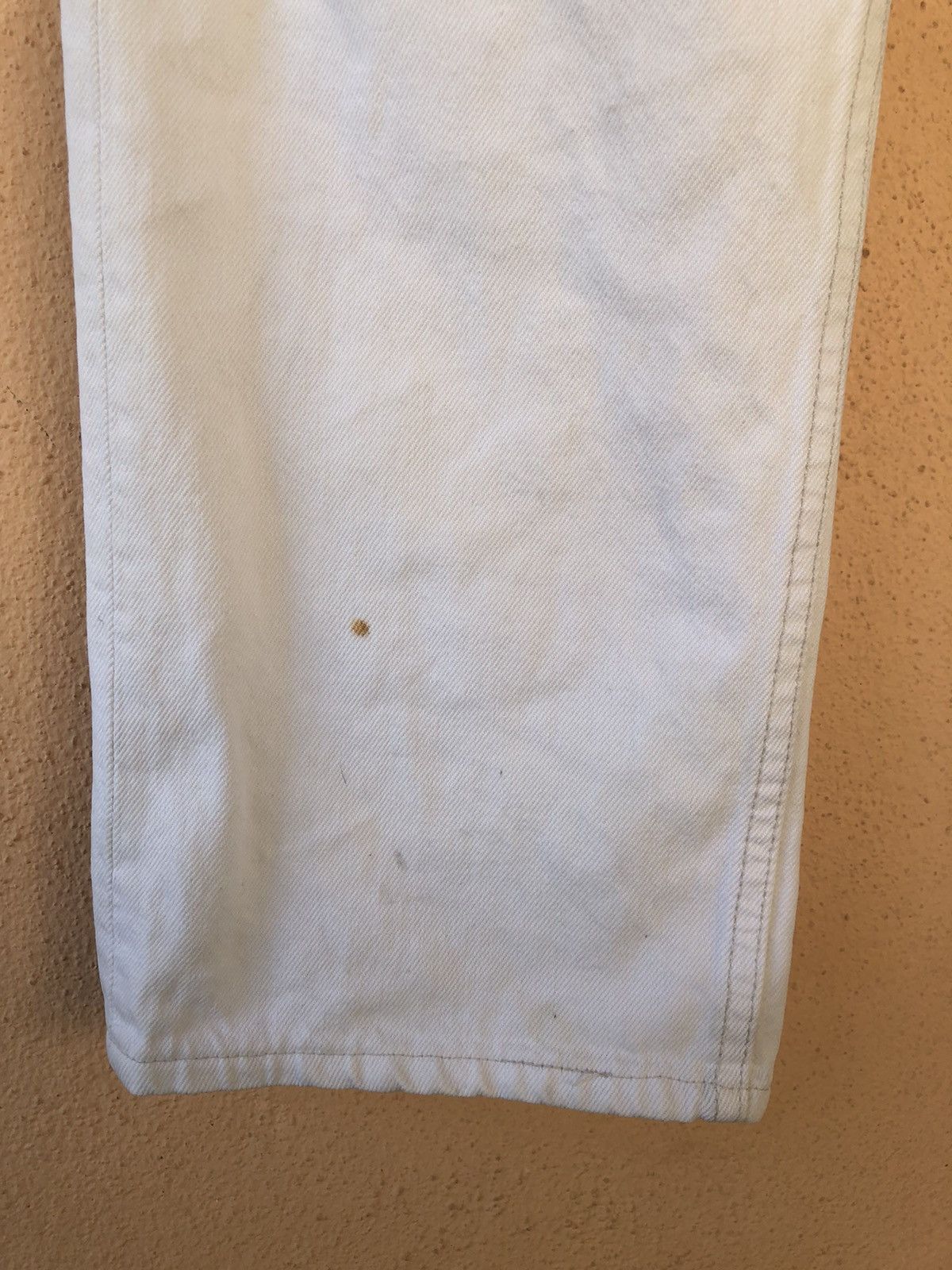 Vintage 90s Levis 501 White Jean