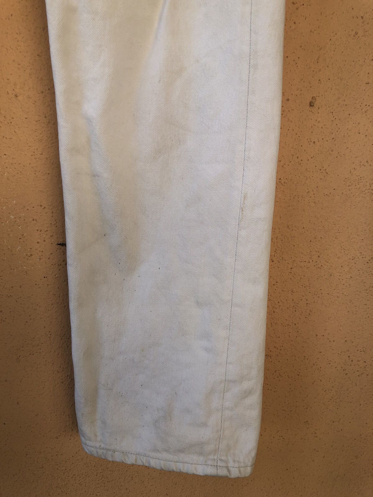 Vintage 90s Levis 501 White Jean