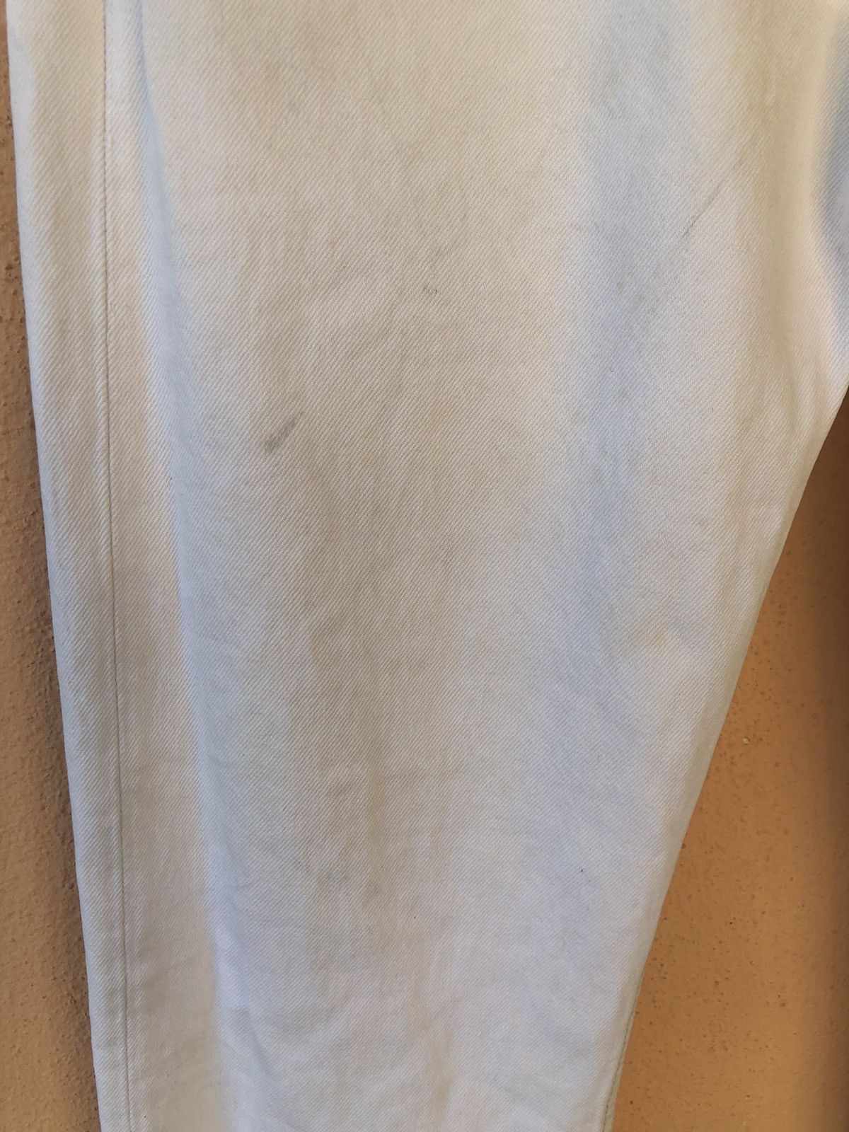 Vintage 90s Levis 501 White Jean