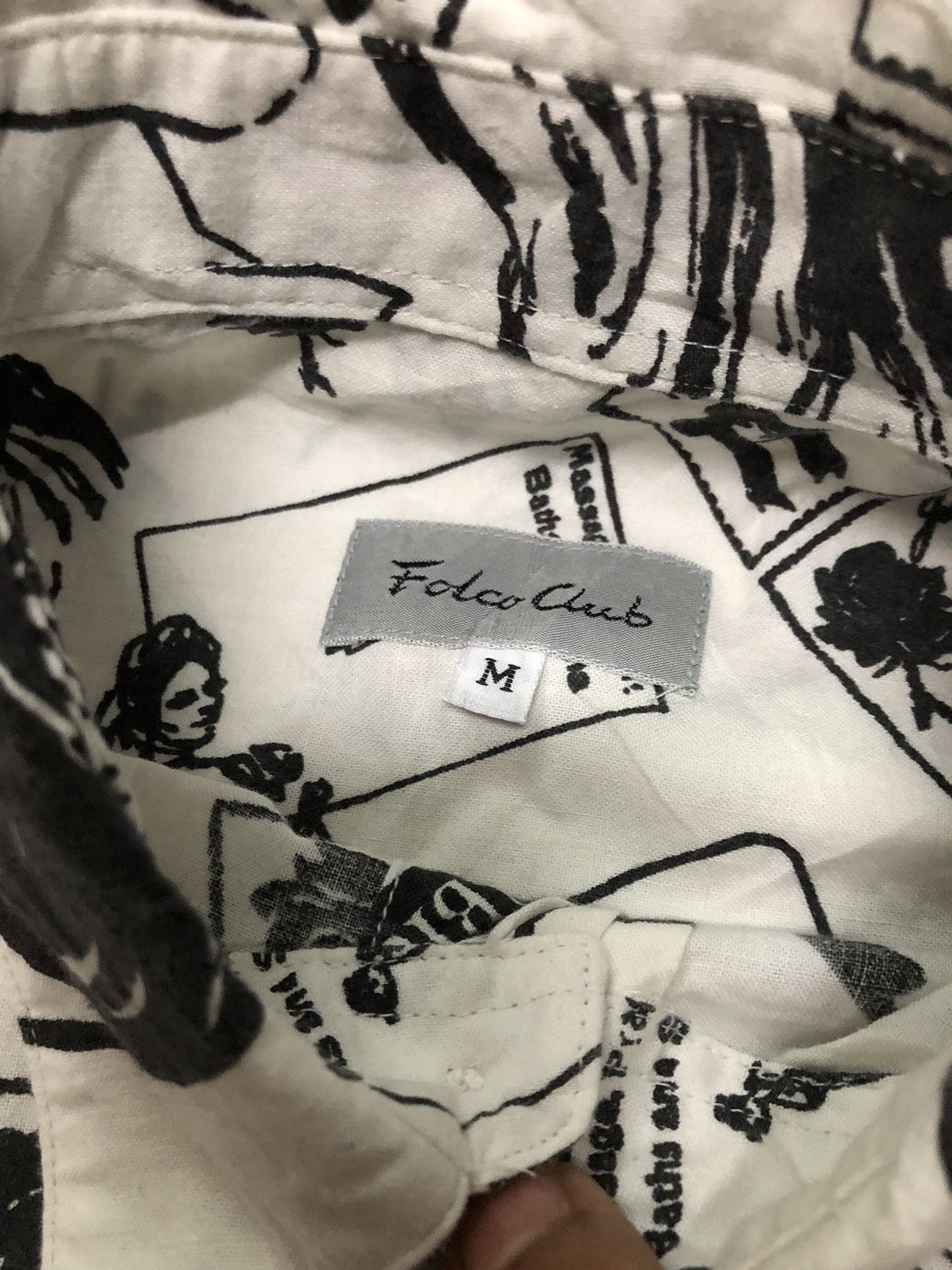 Japanese Brand × Vintage Vintage 90s Nude Girl Porn Art Fullprint Button Shirt Size US L / EU 52-54 / 3 - 14 Thumbnail