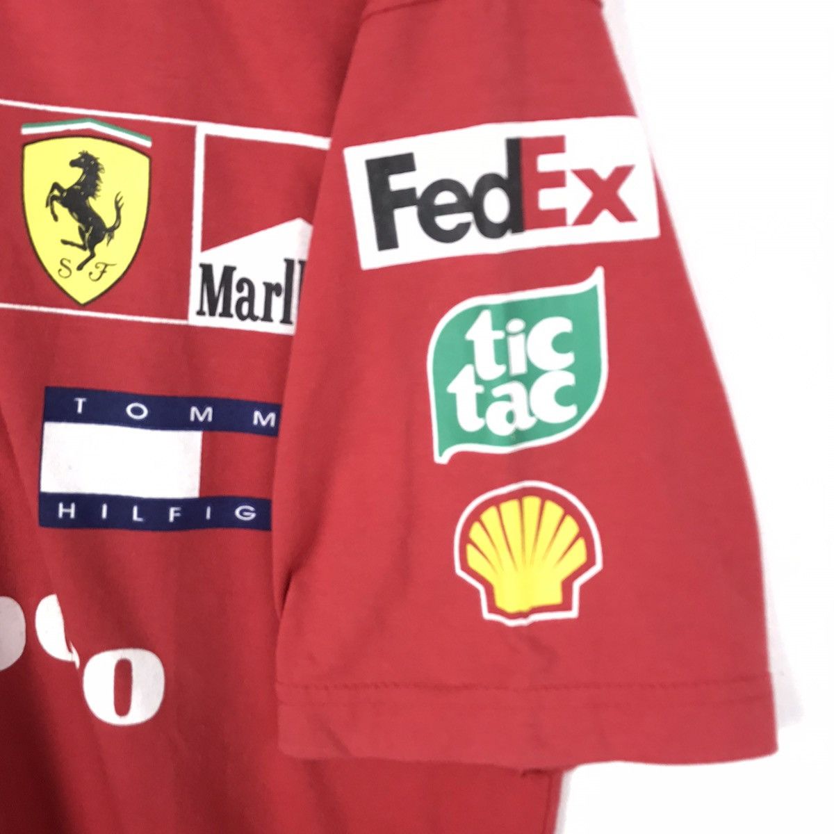 Ferrari Vintage 90s Tommy Hilfiger Ferrari Formula One Polo Shirt Size US M / EU 48-50 / 2 - 6 Thumbnail