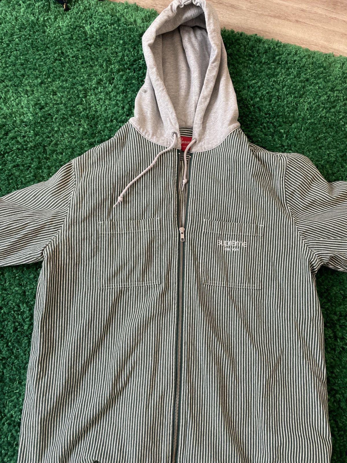 Supreme Supreme striped denim jacket Size US L / EU 52-54 / 3 - 1 Thumbnail