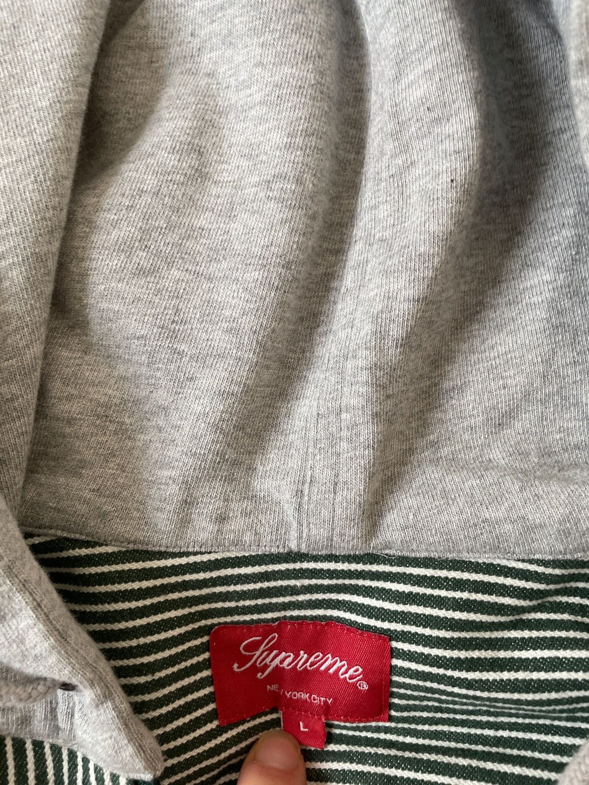 Supreme Supreme striped denim jacket Size US L / EU 52-54 / 3 - 2 Thumbnail