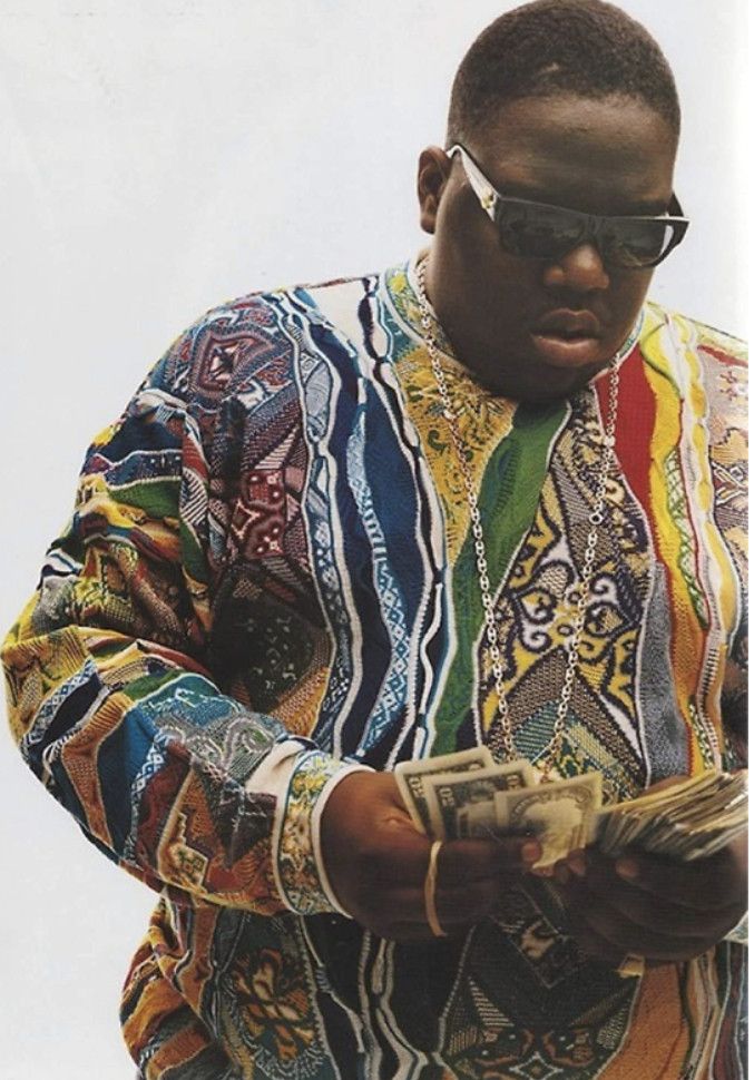 Biggie smalls multicolor on sale sweater