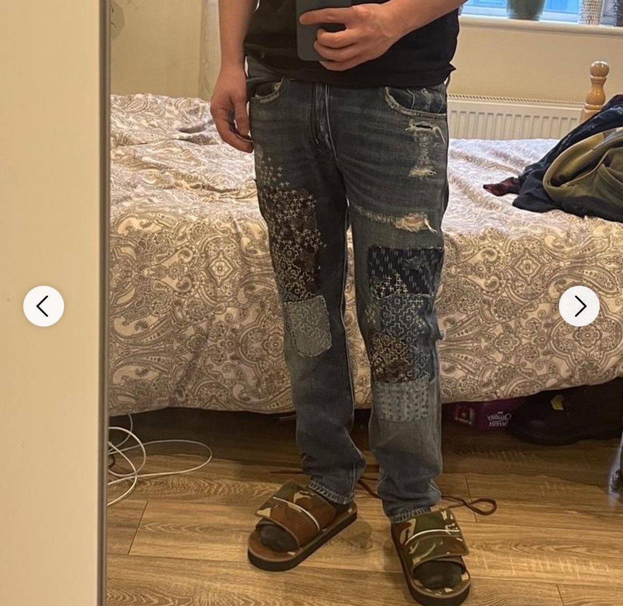 Denim & Supply Ralph Lauren × Ralph Lauren RARE Sashiko Boro
