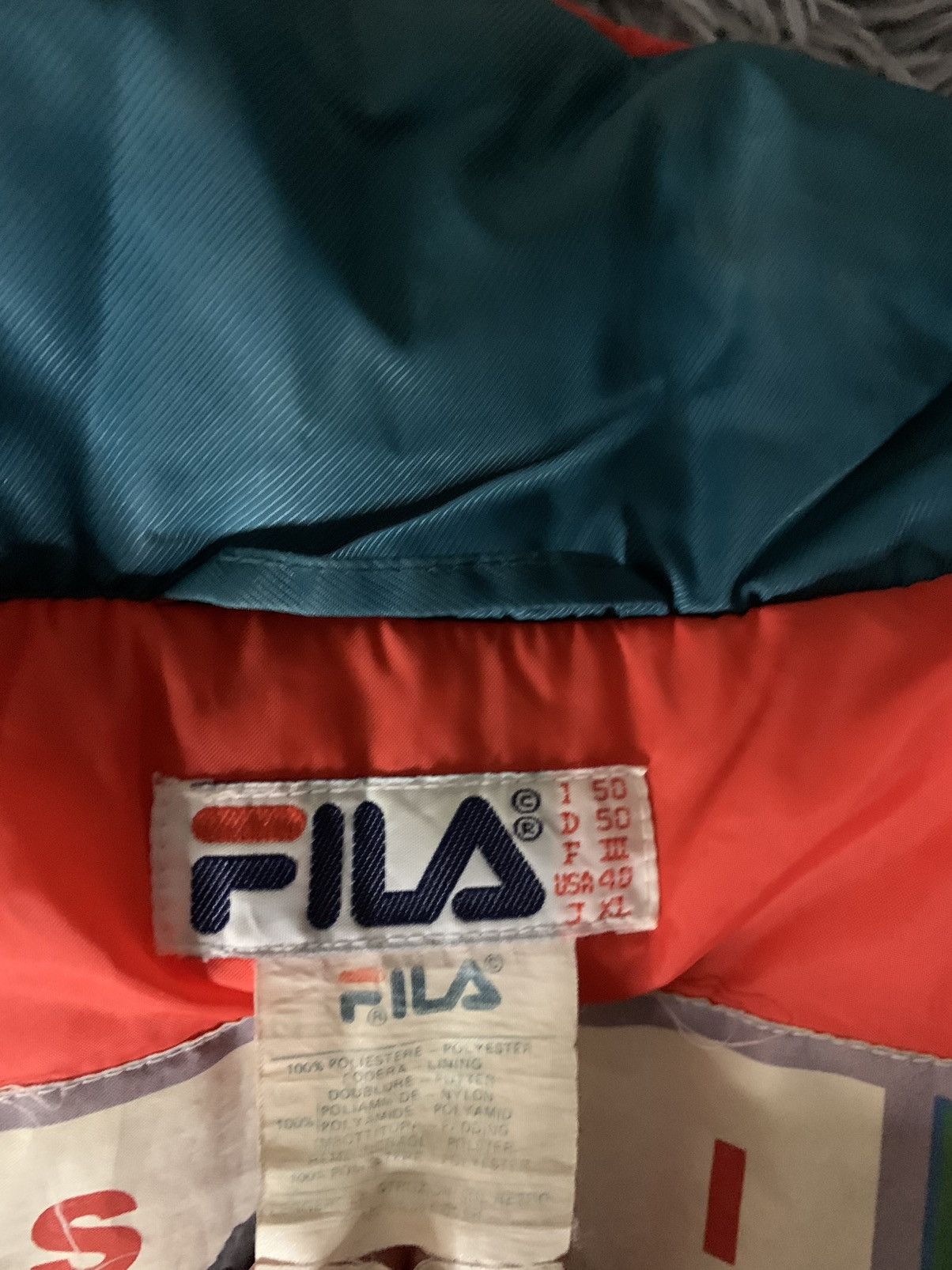 Fila × Ski × Vintage VTG 80-90's Fila Ski rare anorak down