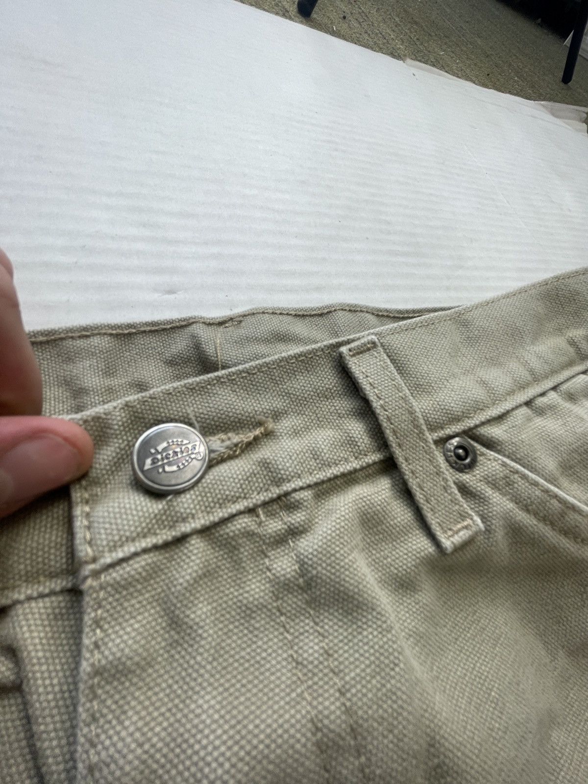 Dickies Vintage Dickies Carpenter Work Pants Tan Beige 32x34 Size US 32 / EU 48 - 5 Thumbnail