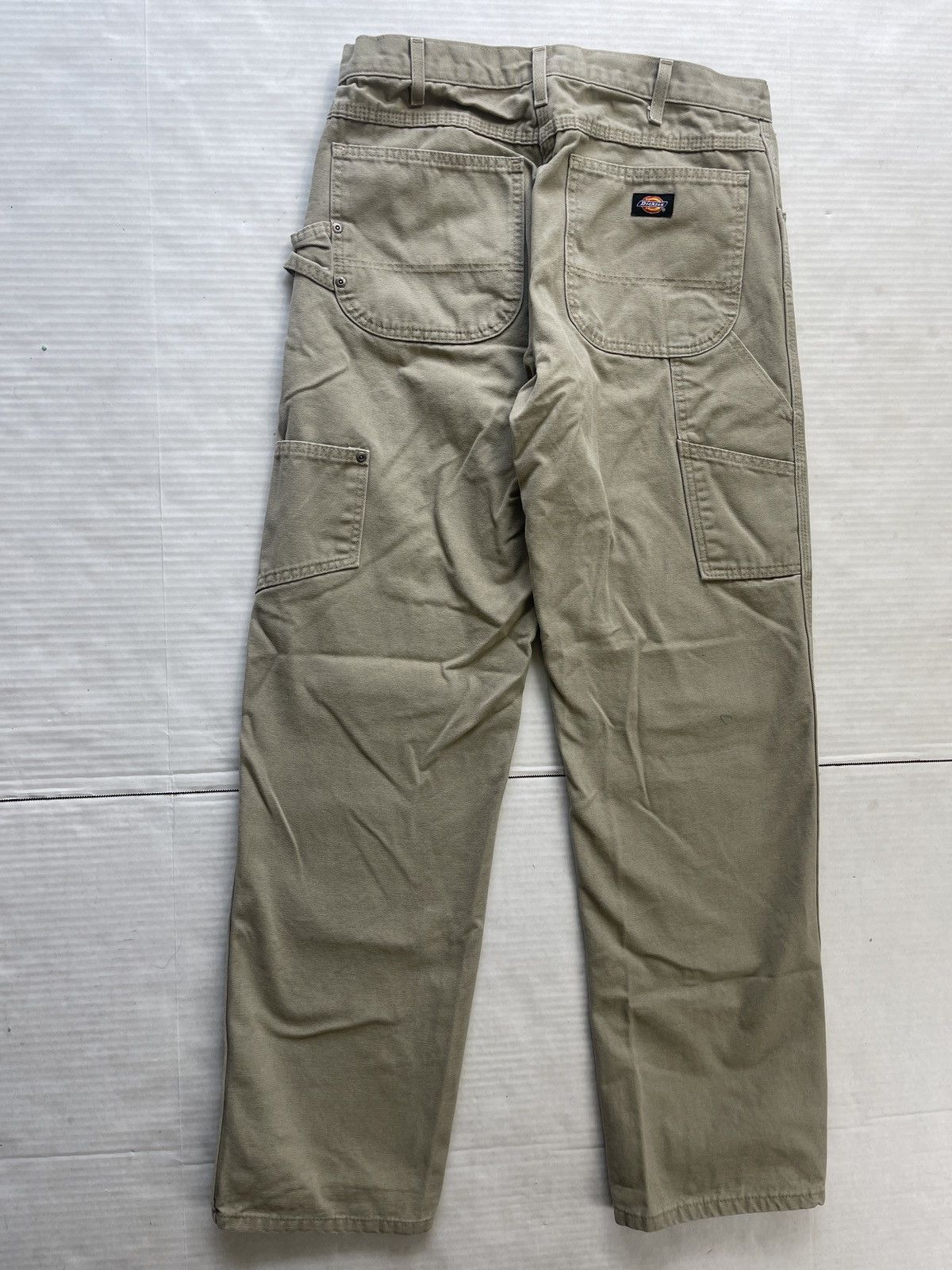 Dickies Vintage Dickies Carpenter Work Pants Tan Beige 32x34 Size US 32 / EU 48 - 2 Thumbnail
