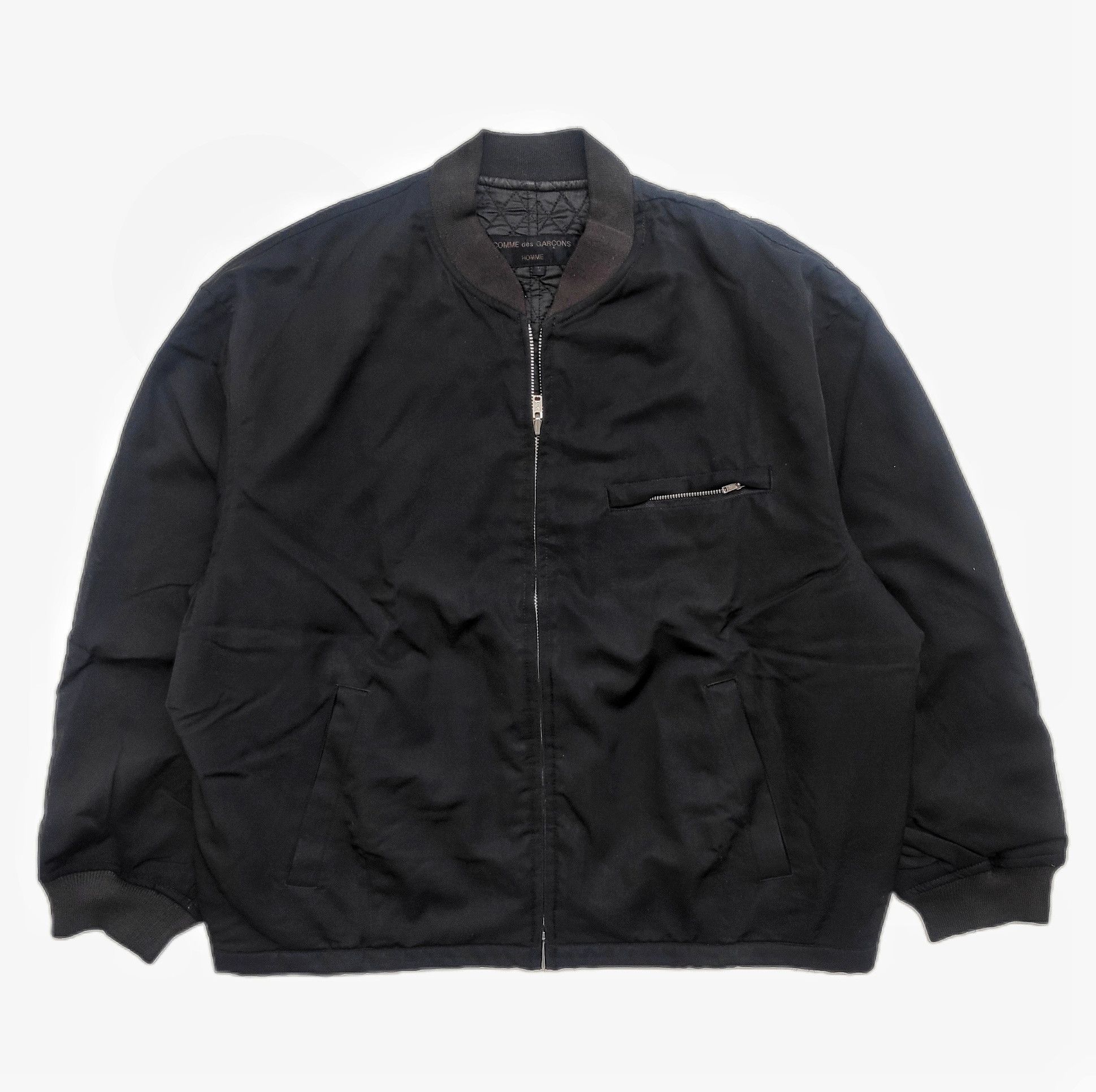 COMME DES GARCONS quilted lining bomber