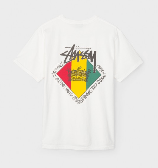 Stussy Reggae Diamond Pigment Dyed T-shirt | Grailed