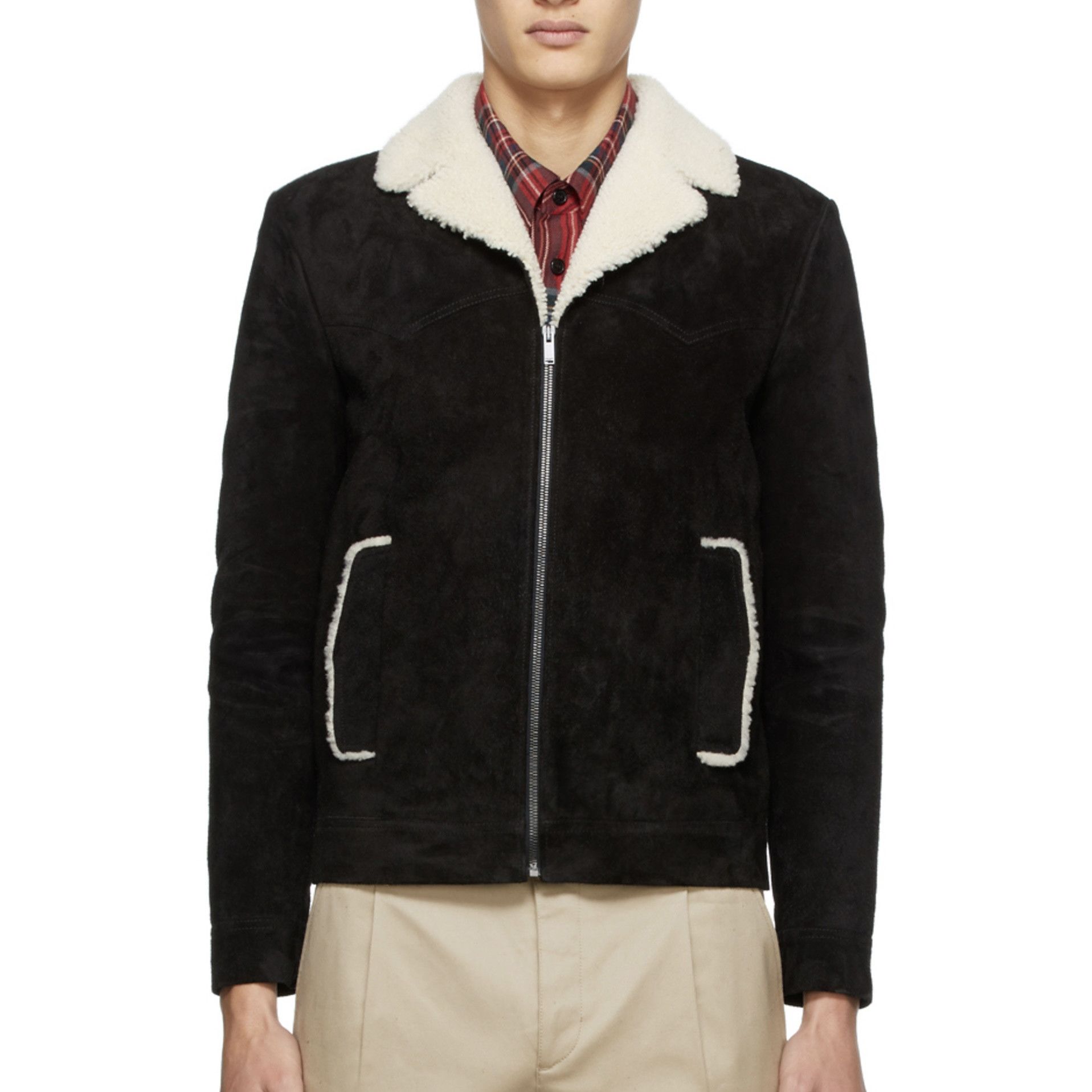 Saint Laurent Paris Saint Laurent Shearling Jacket Size US L / EU 52-54 / 3 - 1 Thumbnail