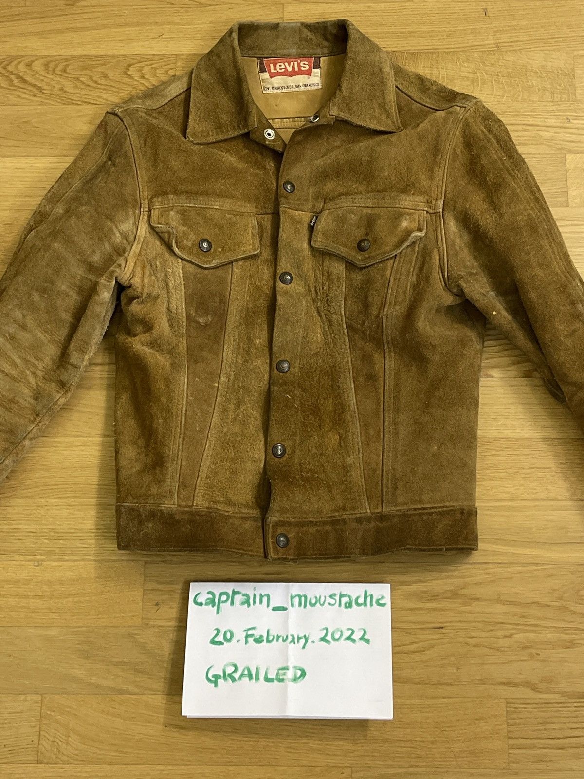 Vintage Levi's Suede Trucker Jacket | Grailed