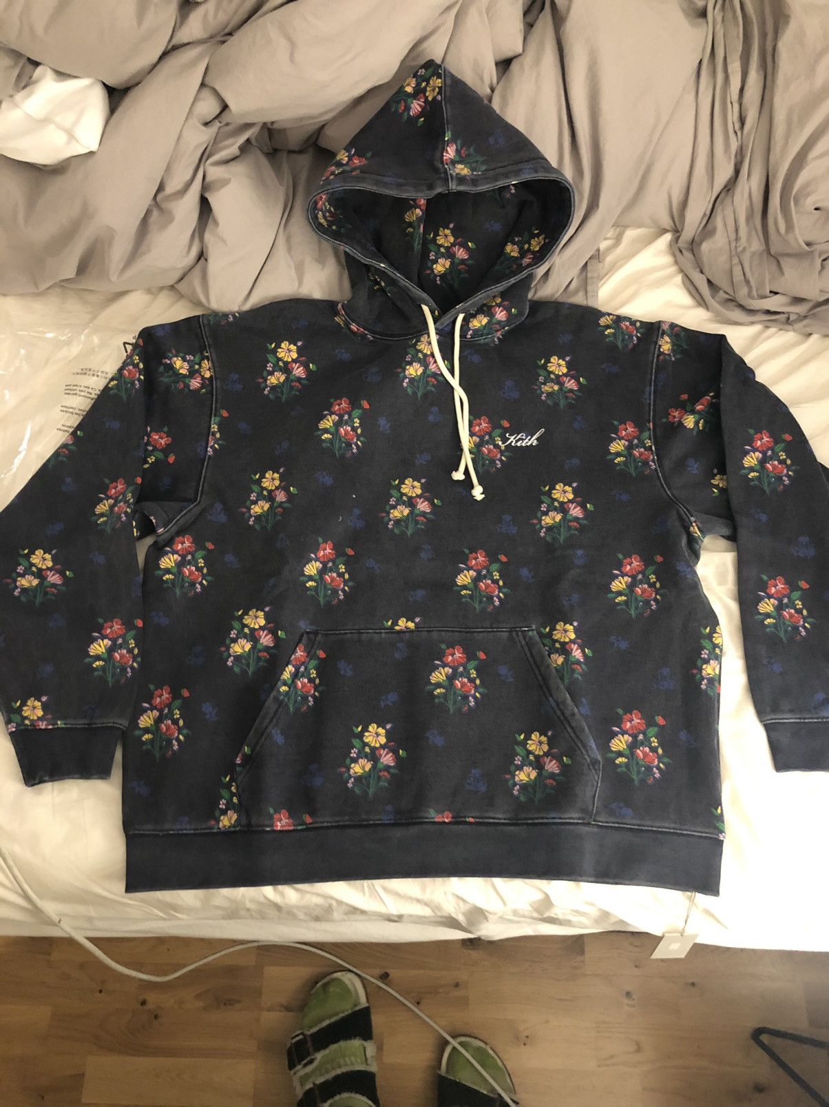 Kith Kith Begonia Floral Williams III Hoodie (Nocturnal - XL) | Grailed