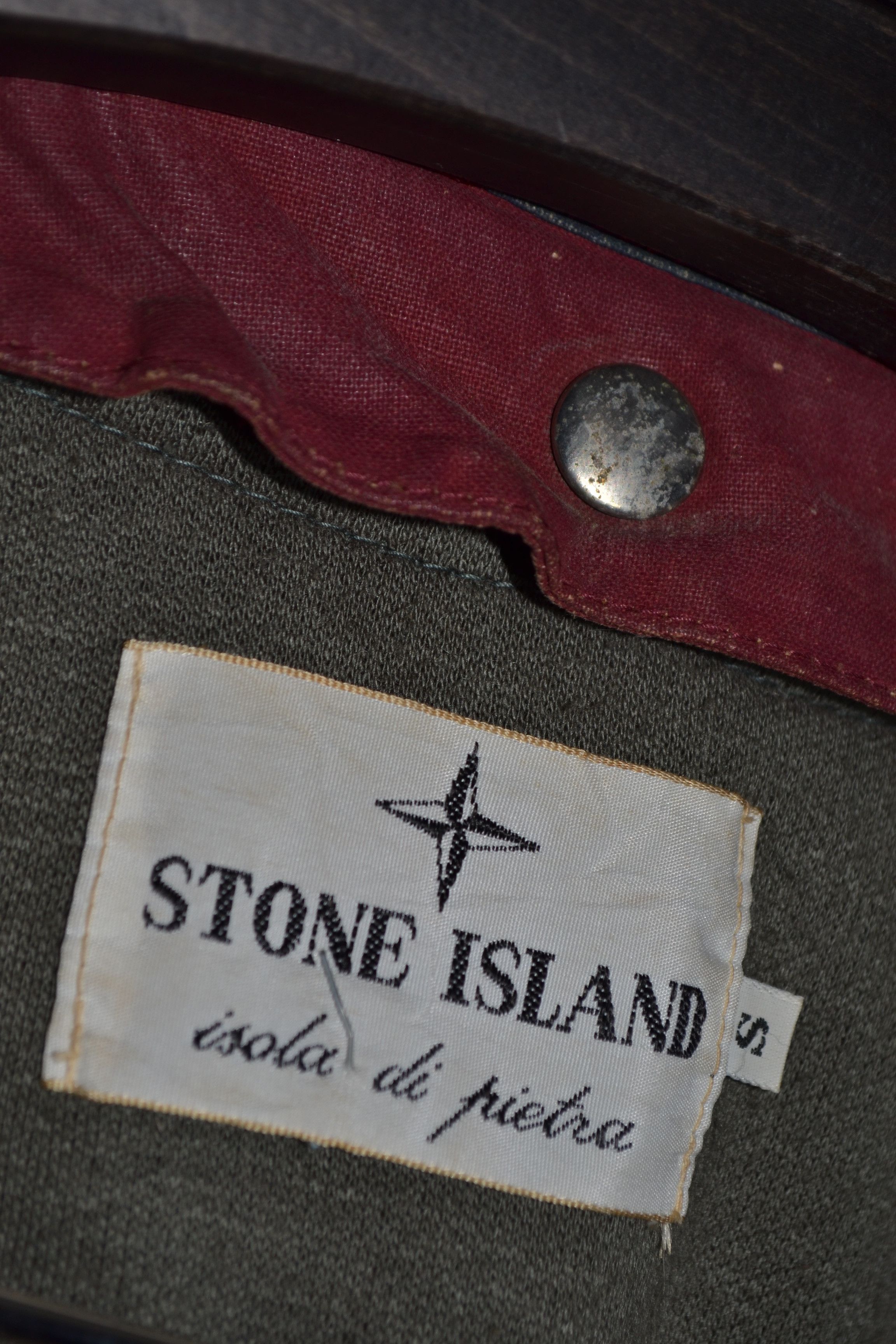Massimo Osti × Stone Island × Vintage Stone Island Isola Di Pietra AW 1983 Fireman Tela Stella Size US S / EU 44-46 / 1 - 14 Thumbnail