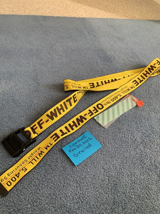 Off white belt hotsell fake vs original