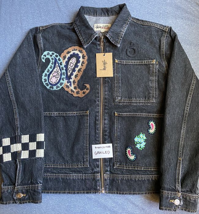 Stussy Stussy x Noma Denim Zip Work Jacket | Grailed