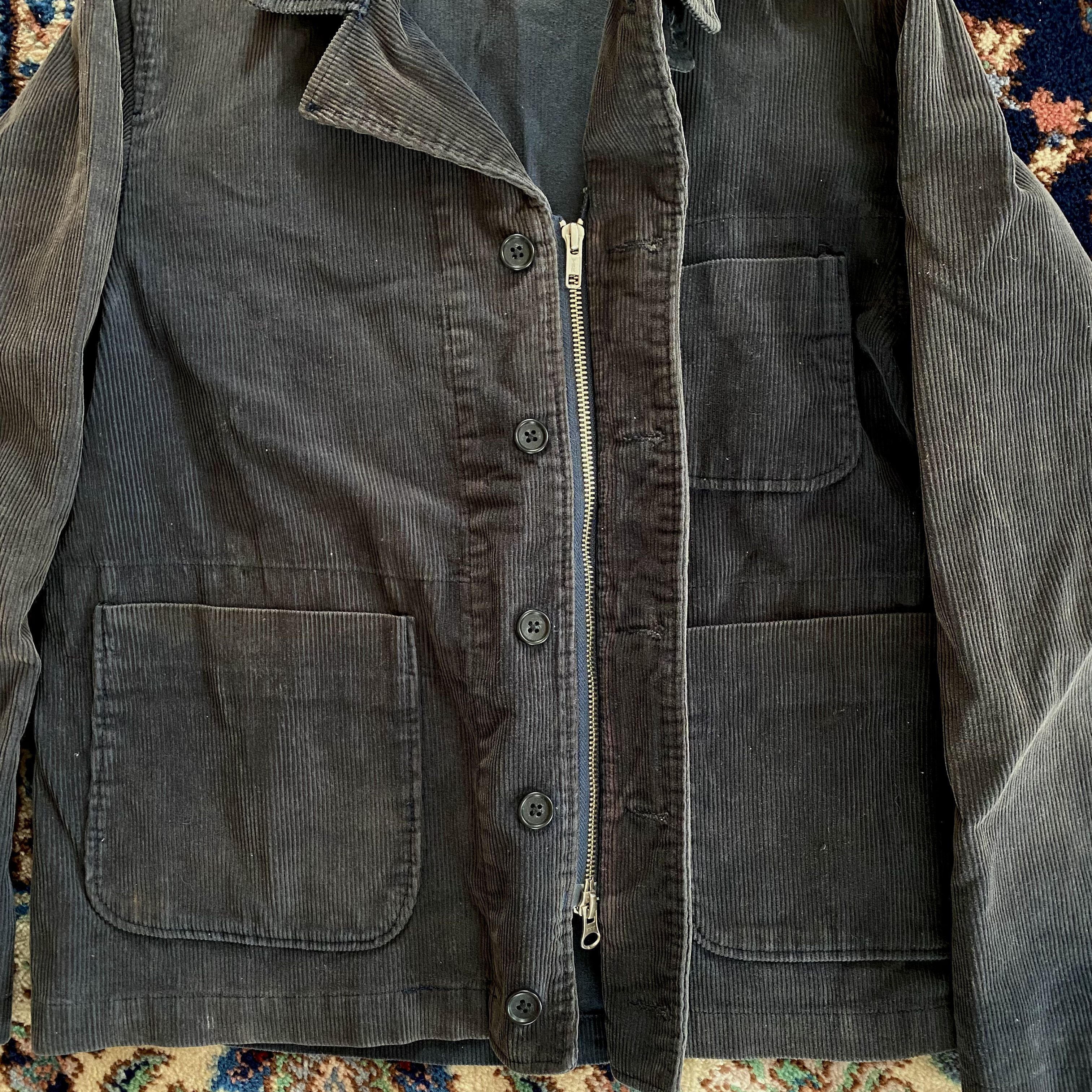 Engineered Garments Faded Corduroy Chore Jacket Blazer Navy Blue Size US S / EU 44-46 / 1 - 2 Thumbnail